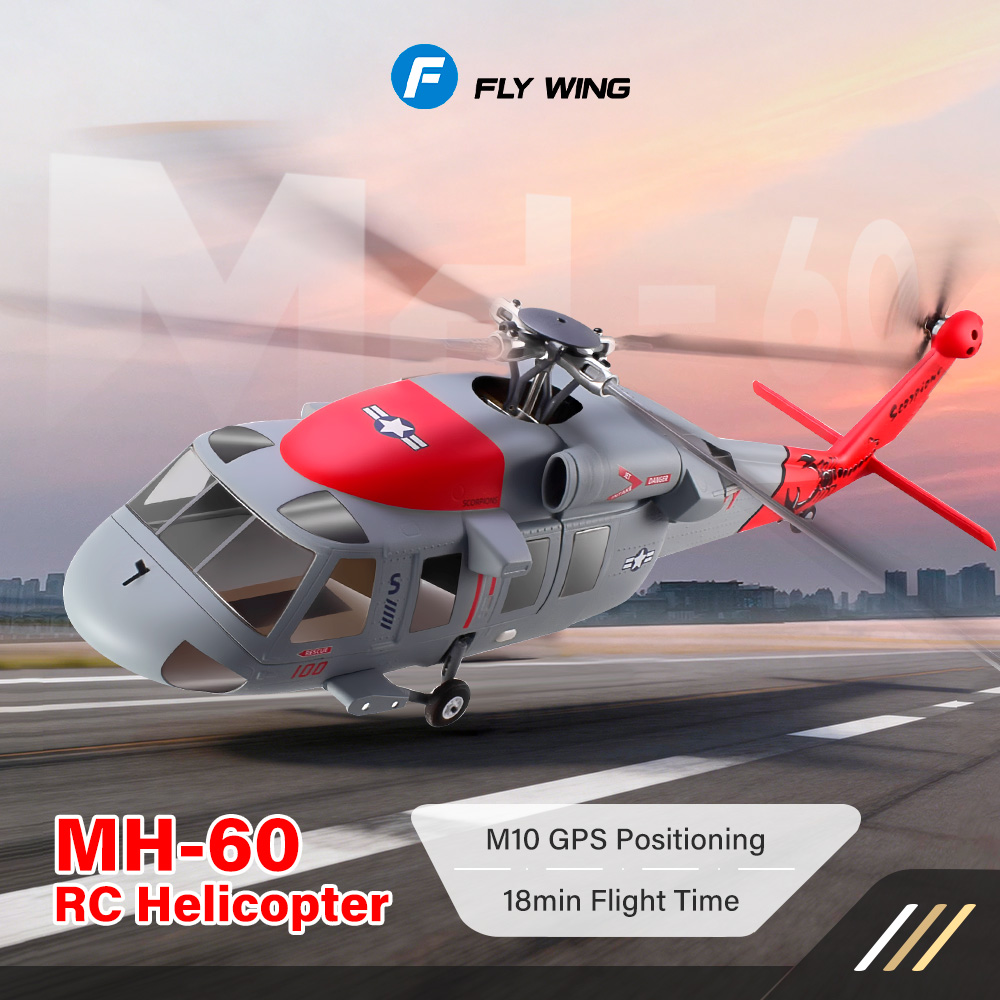 Rc Helicopter Hobby Grade - FLYWING MH-60 RC Helicopter ACE Flight