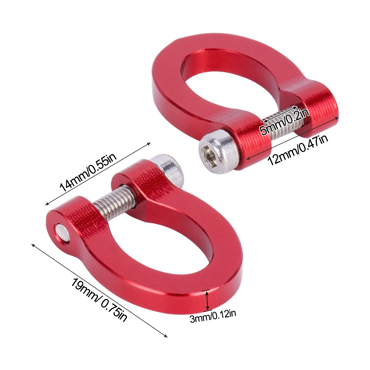 CNC Aluminum Bumper D-ring Tow - Rc Hobby Factory 评论和价格