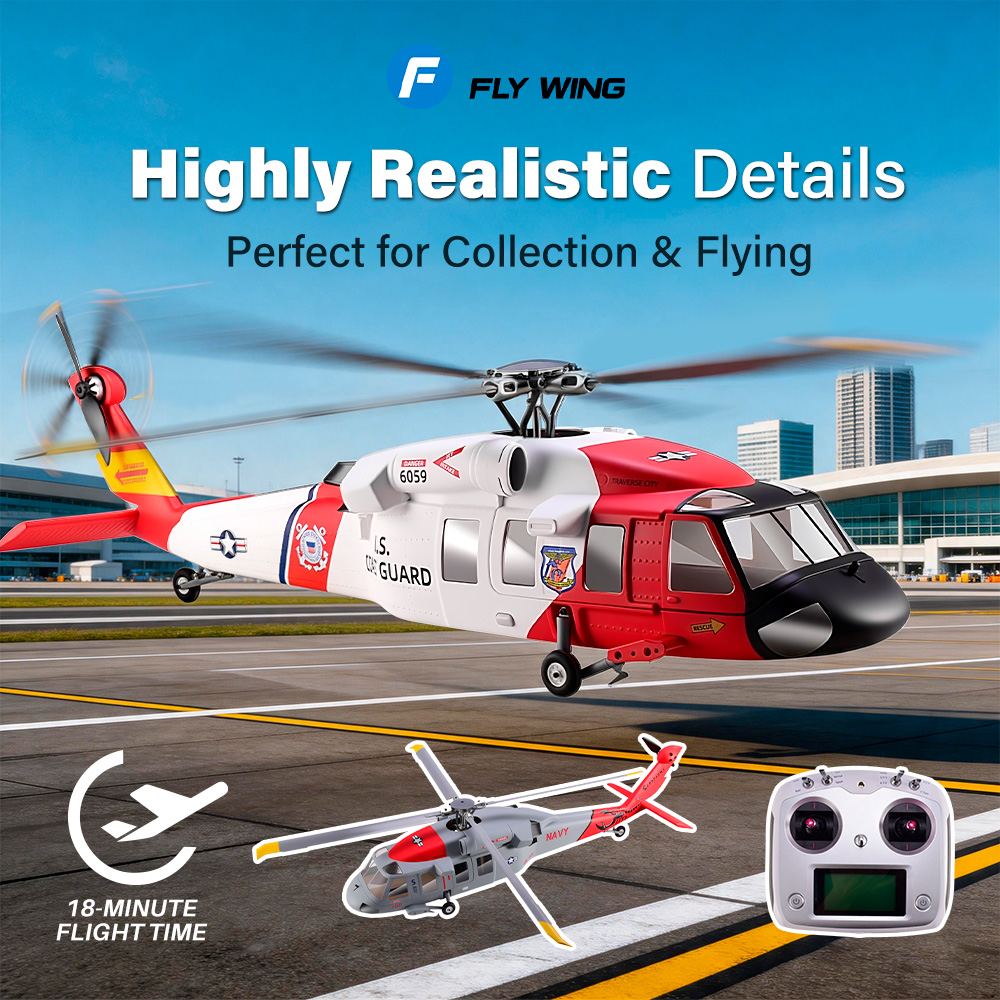 FLYWING MH-60 RC Helicopter AC - Rc Helicopter Hobby Grade 评论和价格
