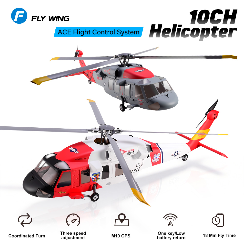 FLYWING MH-60 RC Helicopter AC - Rc Helicopter Hobby Grade 评论和价格