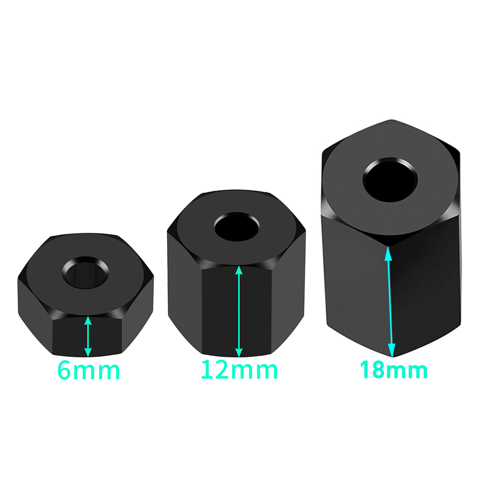 AXSPEED 4Pcs Aluminum 7mm to 1 - Wheel Hex Adapter 评论和价格