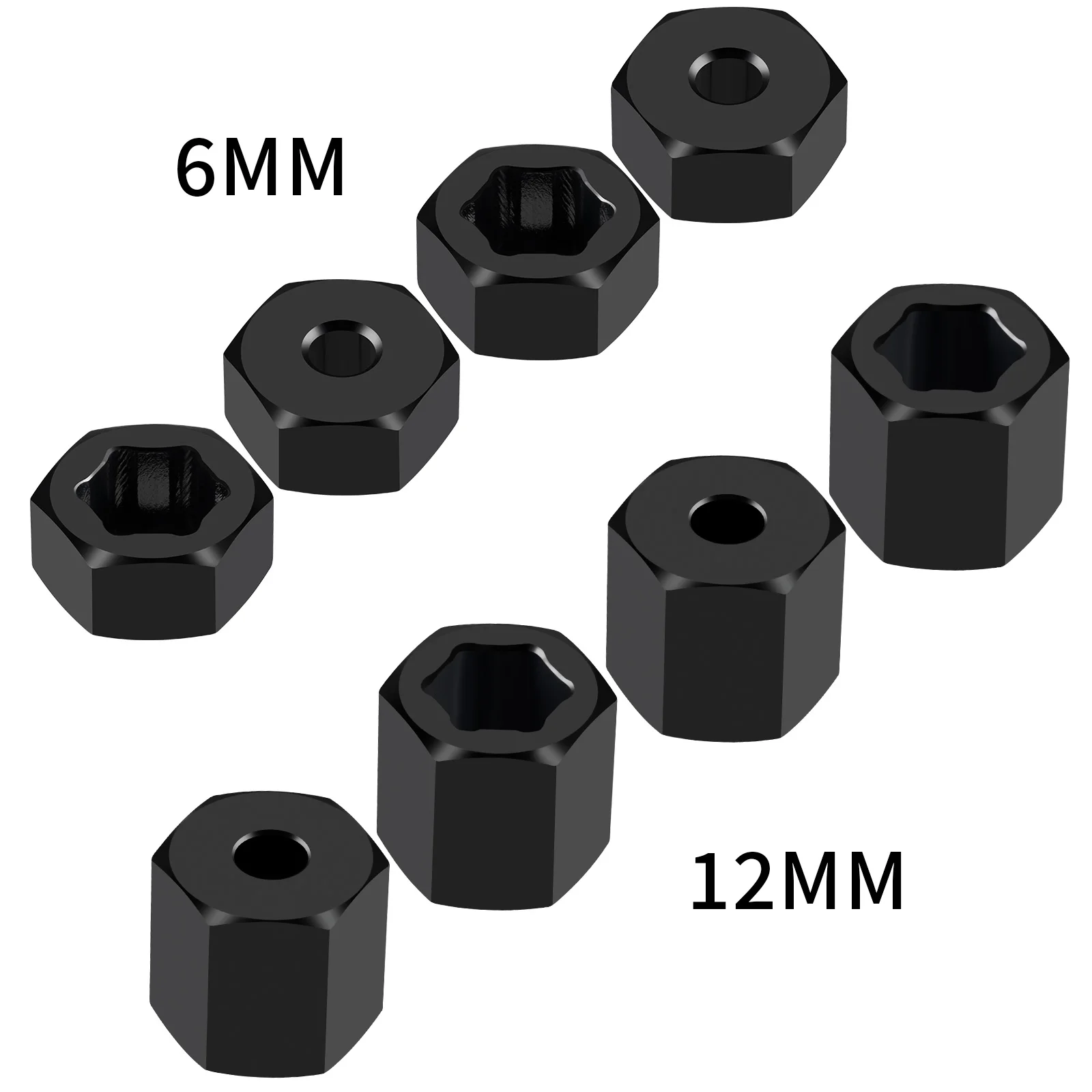 AXSPEED 4Pcs Aluminum 7mm to 1 - Wheel Hex Adapter 评论和价格