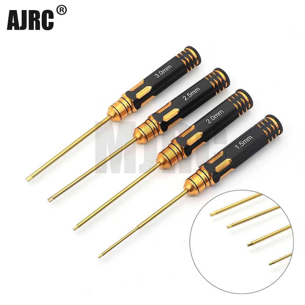 Ajrc 4pcs/set Titanium Plating - Rc Hobby Tool Kit 评论和价格