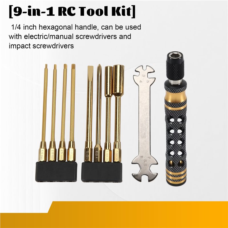 AT21-9 In 1 RC Tool Kit, RC Ca - Rc Hobby Tool Kit 评论和价格