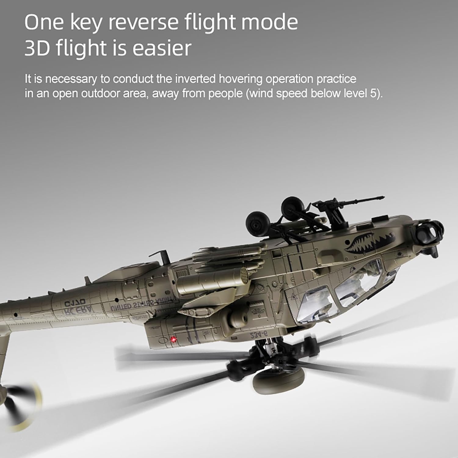 310MM 6CH C170 AH-64D Remote C - Rc Helicopter Hobby Grade 评论和价格