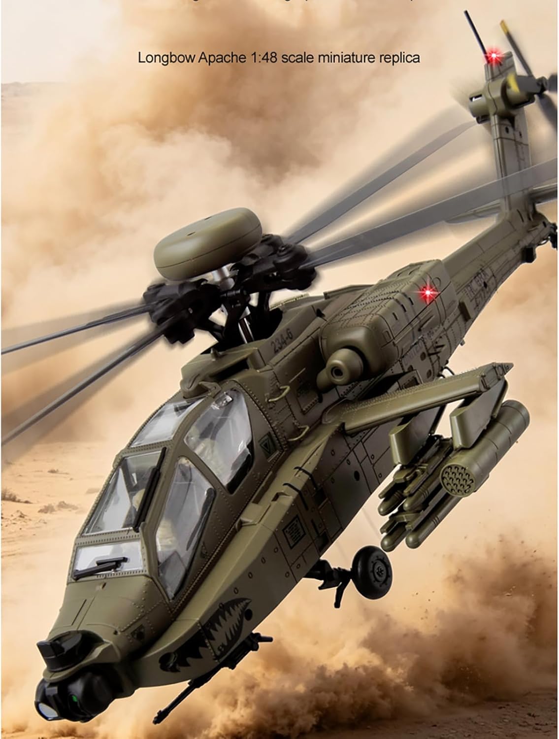 310MM 6CH C170 AH-64D Remote C - Rc Helicopter Hobby Grade 评论和价格