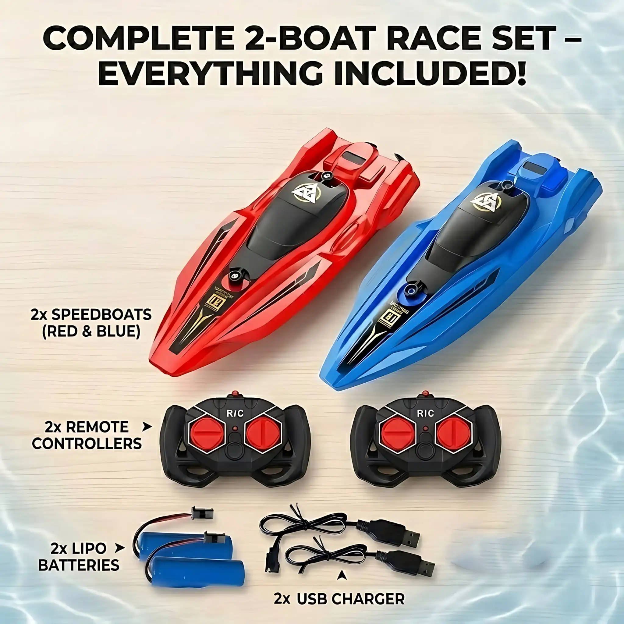 2.4G RC Speed Boat Remote Cont - Rc Hobby Grade Boat 评论和价格