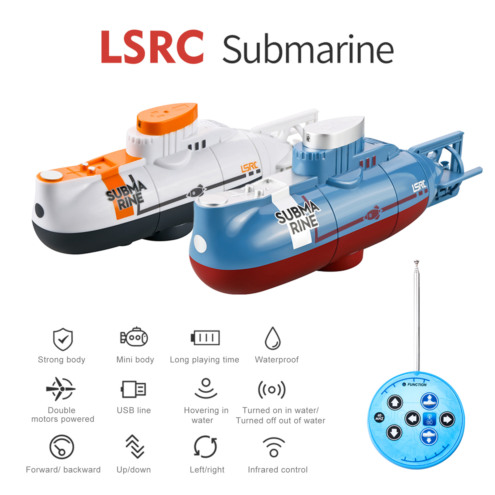 RC Submarine 0.1M/s Speed Remo - Rc Hobby Grade Boat 评论和价格