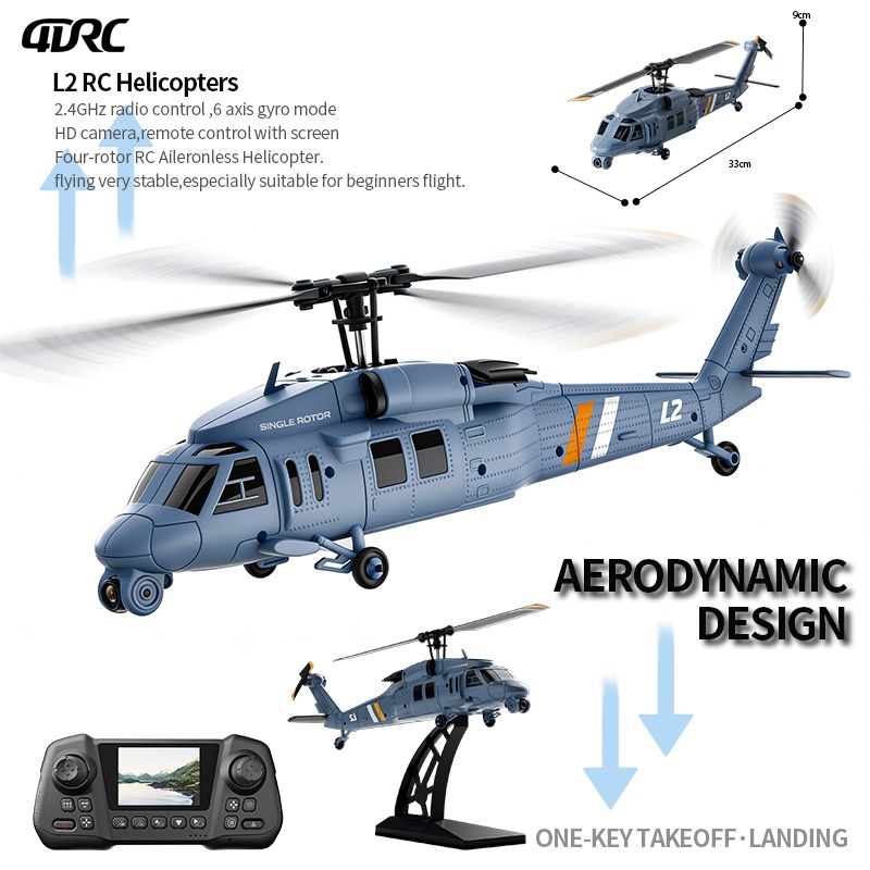 4DRC New L2 8K HD Camera RC He - Rc Helicopter Hobby Grade 评论和价格