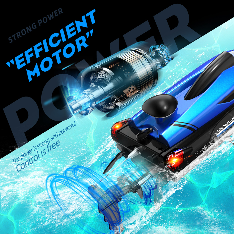 HJ808 RC Battery Boat 2.4Ghz 2 - Rc Hobby Grade Boat 评论和价格