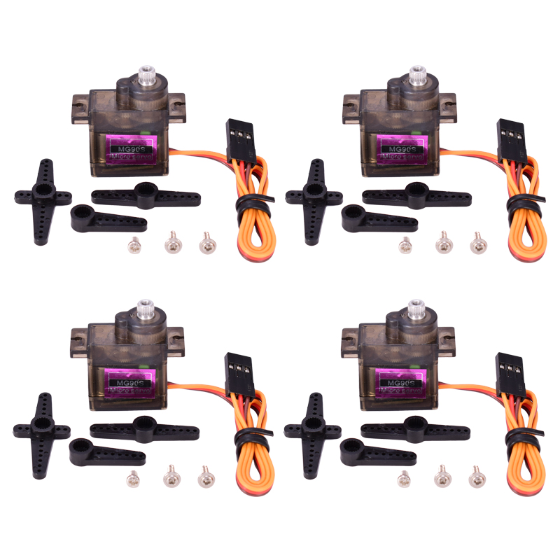 High Quality 4pcs/lot MG90S Me - Rc Helicopter Hobby Grade 评论和价格