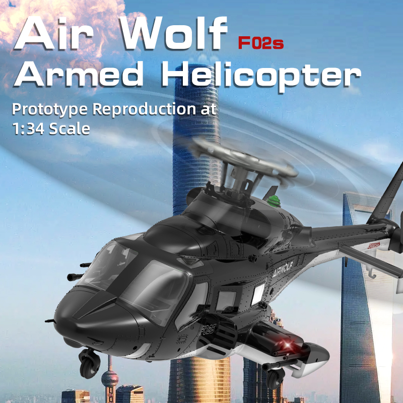 YUXIANG F02S AirWolf 2.4G 9CH  - Rc Helicopter Hobby Grade 评论和价格