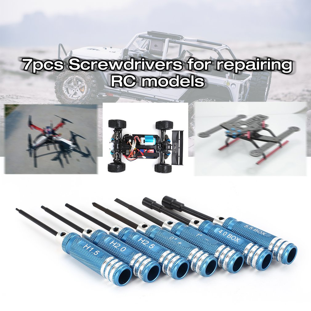 YSIDO 7Pcs 1.5 2.0 2.5mm Hex S - Rc Hobby Tool Kit 评论和价格