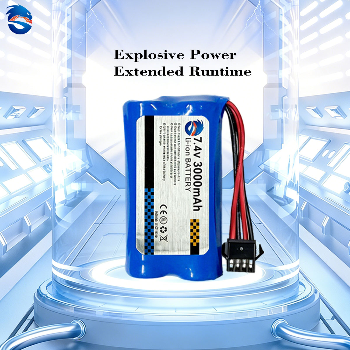 Skymaker 7.4V 3000mAh 2S Li-Io - Rc Hobby Factory 评论和价格