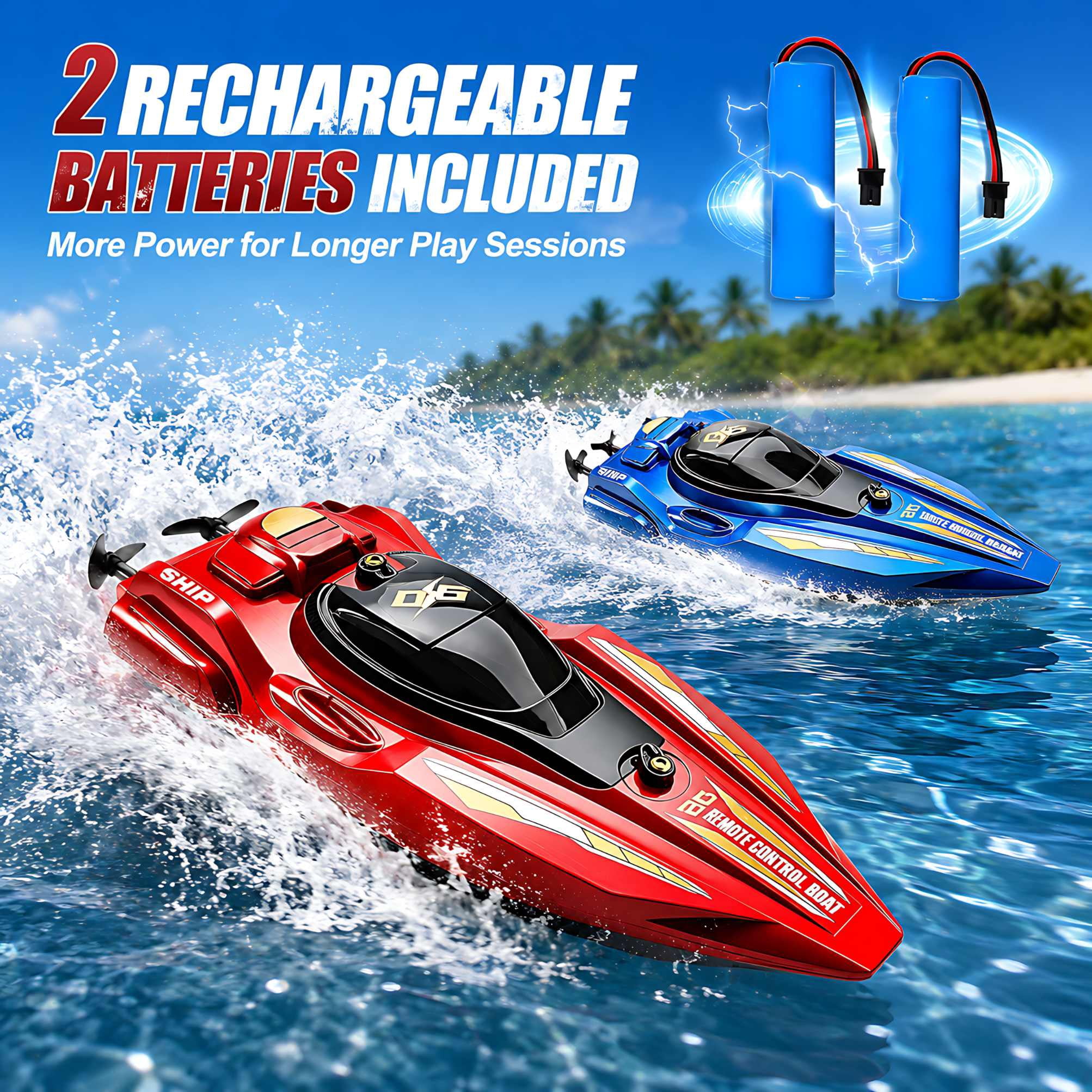 2Pcs RC Speed Boat Set Remote  - Rc Hobby Grade Boat 评论和价格