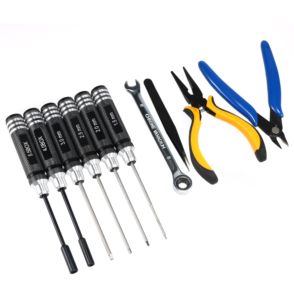 10PCS 10in1 FPV Drone RC Tool  - Rc Hobby Tool Kit 评论和价格